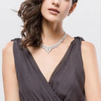 925 Silver. Floral Elegant Set, Indulge your Desires with Style.